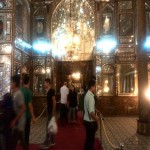 Some children and teenagers under support of Mehrafarin visited Golestan palace as a fun and educational one-day trip