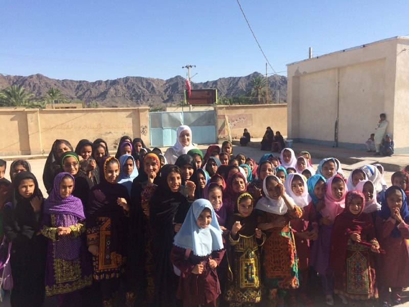 Schools bells ring in primary and guidance schools of Katij province, by presence of Fatemeh Daneshvar 