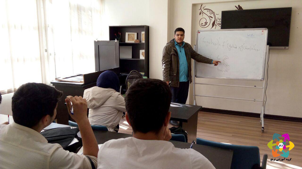 Mehrafarin students are getting prepared to enter university by attending classes