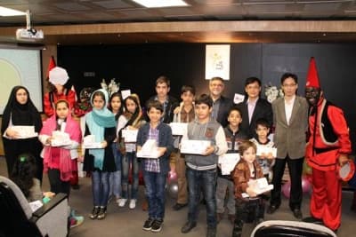 جشن عیدانه کودکان نخبه برگزار شد .