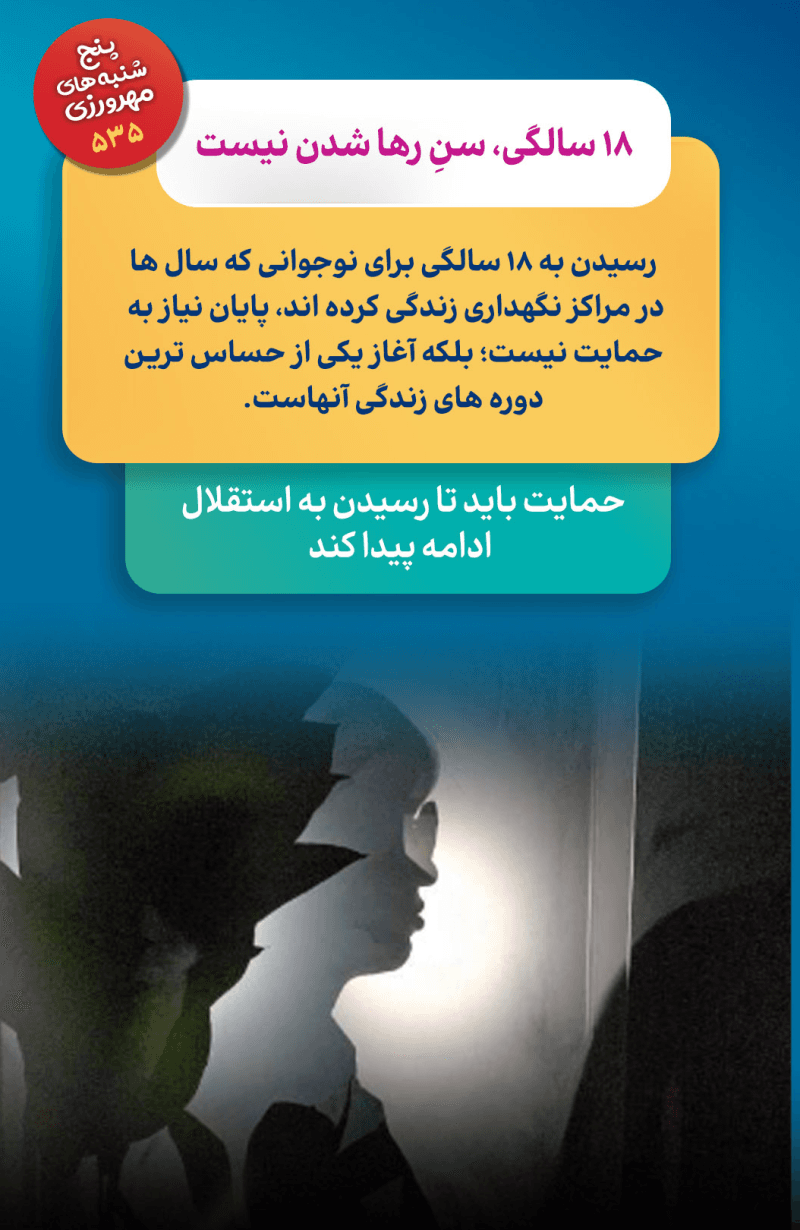 ۱۸  ساله که شوم، کجا باید بروم؟
