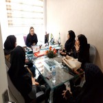 بازدید دانشجویان دانشگاه الزهرا از موسسه خیریه مهرآفرین
