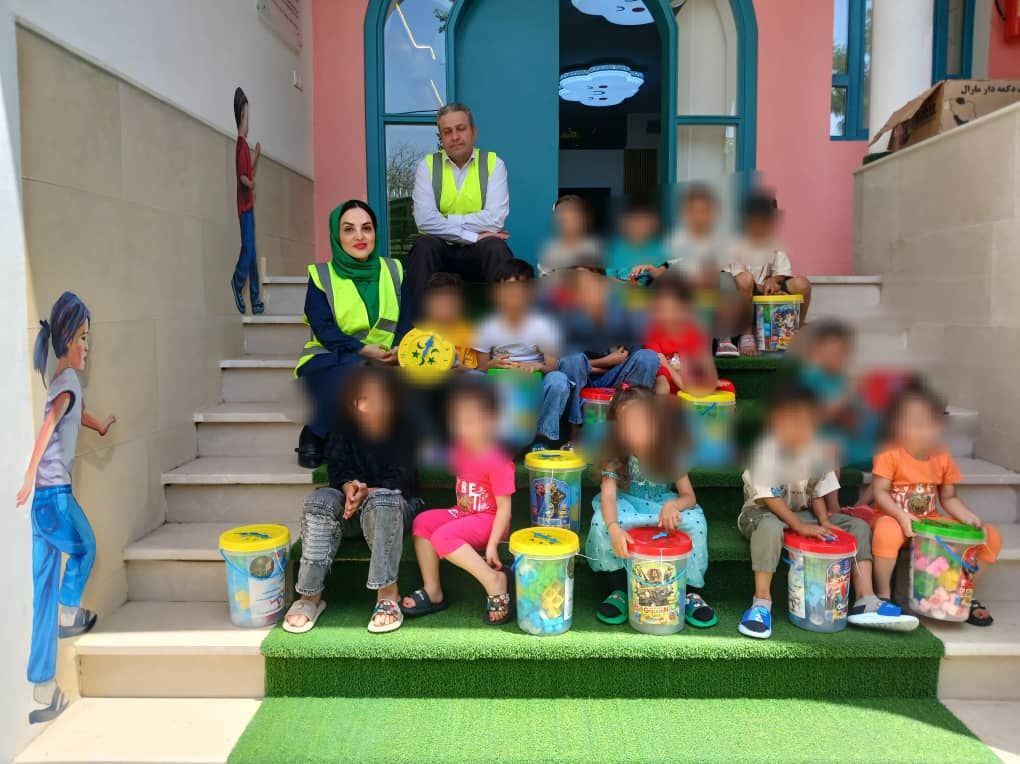 کمک‌های شرکت بازرسی کیفیت و استاندارد ایران به کودکان مهرآفرین
